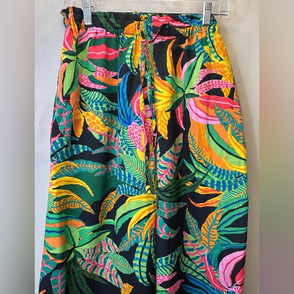 Live 4 Truth Tropical Print Palazzo Pants Size Medium - Picture 3 of 5